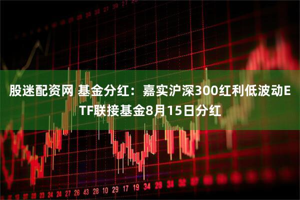 股迷配资网 基金分红：嘉实沪深300红利低波动ETF联接基金8月15日分红